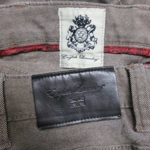 English Laundry heathered brown‎ straight leg jeans 40 x 30 - Picture 5 of 12